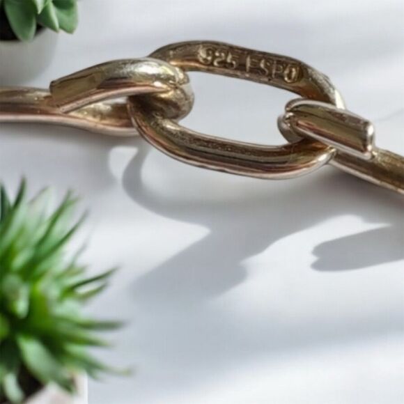 Espo 925 Sterling Silver Teardrop Necklace Timeless Everyday Wear - Picture 3 of 5